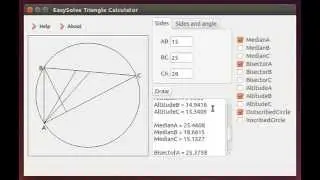 EasySolve Triangle Calculator Application