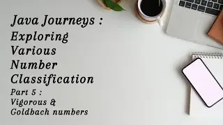 Exploring Various Number Classification Part 5 : Vigorous & Goldbach numbers
