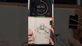 desenho direto na caneta e em menos de 10 min: fallout
