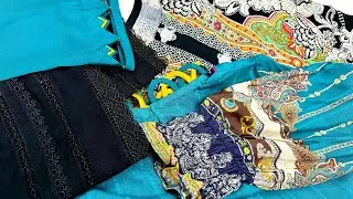 Very Beautiful Sleeve ,Neck,Trouser and Daman Designs | عید کے لیے سٹائلش اور آسان ڈریس ڈیزائن  |