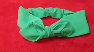 ПОВЯЗКА НА ГОЛОВУ. ПЕРЕДЕЛКА СТАРОЙ ОДЕЖДЫ