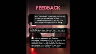 Feedback workshop