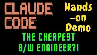 Claude Code - End-to-end hands-on demo | Is it the cheapest software engineer ever?