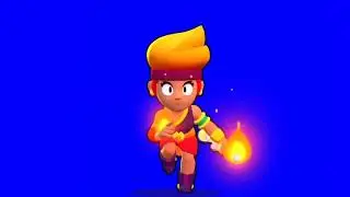 Brawl Stars Running Amber Green Screen