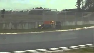 F1 - Webber-Rosberg crash South Korea 2010