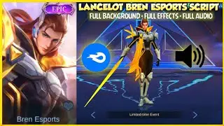 LANCELOT BREN ESPORTS EPIC SKIN SCRIPT OCTOBER  | MLBB | 100℅ WORKING | LATEST PATCH | NO BAN