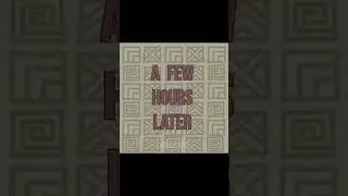 A FEW HOURS LATER (DOODLAND TIME CARDS) 