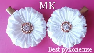 Kansashi flower on a hairpin. Master Class. ♥