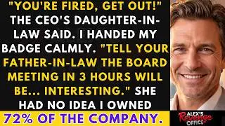 Fired on Day One, I Revealed My 72% Company Ownership | Revenge