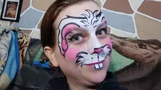 Maquillage lapin de pâques !