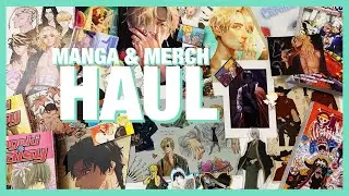 Manga and Merch Haul | fanart prints, pin mail, and other goodies