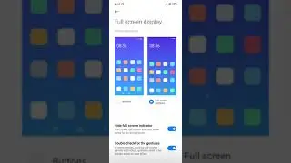 How to hide white bar in Miui 12 after update