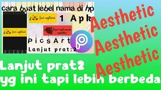Part 2 cara membuat label nama aesthetic