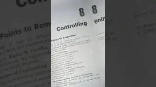 class 12 business studies ch-8 controlling notes + questions and answers(pdf in description)