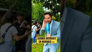 QUANDO INTERVISTI UN MARANZA 😎😂 - iPantellas