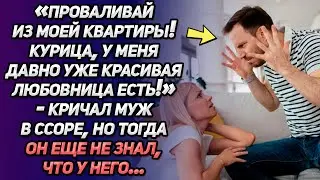 «Проваливай из моей квартиры, курица! У меня давно красивая любовница есть!»-кричал муж в ссоре...