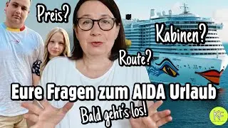 ERSTES MAL AIDA URLAUB GEBUCHT 🚢 BEZAHLBAR? 😥 ICH BEANTWORTE EURE FRAGEN | KLEINE FAMILIENWELT