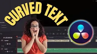 How To Curve Text In Davinci Resolve