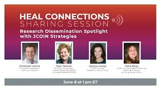 HEAL Connections Sharing Session: Research Dissemination Spotlight with JCOIN Strategies