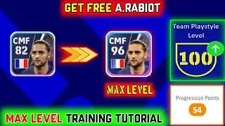 How to train A.Rabiot To Max Level In Efootball 2023 Mobile