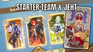 Can Jeht Carry The Starter Team To Victory?? | Genshin Impact TCG