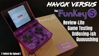 Funkey S Livestreamed Review Lite, First Impressions, Games Tested, All Colors Unboxed-ish