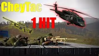 BlackHawk 1 hit - CheyTac Chopper kill : DayZ Mod