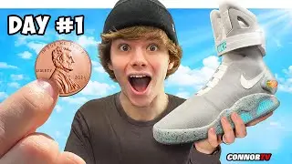Trading a Penny to Nike Air Mags in 1 Week *Day 1*