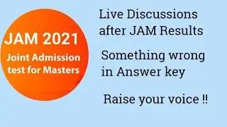 JAM Physics 2021 | Live Discussions After Results