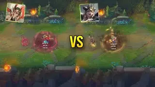 Risen Legend Leblanc vs Coven Leblanc Skin Comparison - League of Legends