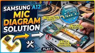 Samsung A12 mic & Ringer jumper solution || A12 mic & Ringer Daigram 