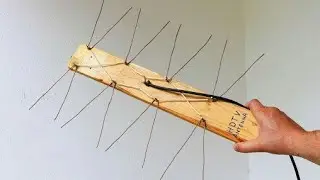 Homemade HDTV Antenna (watch free TV)
