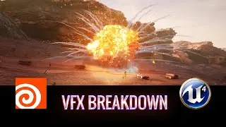 How to Realtime - VFX / Explosion Breakdown / Unreal Engine 4 / Houdini