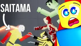 THE AVENGERS vs ONE PUNCH MAN in People Playground