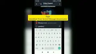 How to Send Whisper Message in Telegram Group? || Secret message || Inline mode