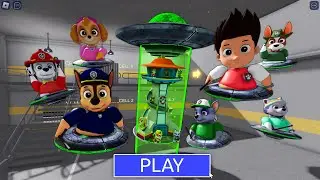 PAW PATROL ALIENS? OBBY ROBLOX #roblox #obby