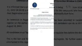 DU CORRECTION WINDOW OPEN, Registration Date Extended #dupg #duug #cuet2023 #duupdate #ducounselling