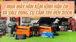 mua máy hàn kèm kính hàn 0đ và sale 200k cho dụng cụ cầm tay pin #mayhanque #dekton #dungcucamtay