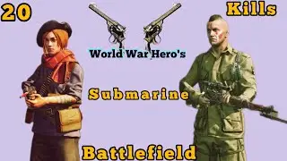 Submarine Battlefield 🔥 | World War Hero's 🌎 | #ww2gameplay #4k