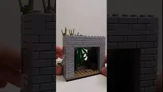 Заброшенный храм в джунглях из LEGO.