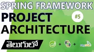 SPRING FRAMEWORK APPLICATION ARCHITECTURE | SPRING FRAMEWORK IN TELUGU