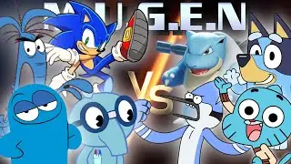 REQUESTED BY @bluejaysillyboy7198: Team Sniffles vs Team Mordecai - Mugen Battle