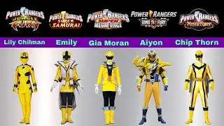 All Yellow Power Ranger Evolution ll