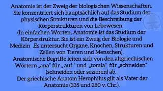 Die Anatomie /Anatomy