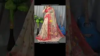 Offer-550,Puspolota Soft Jamdani Saree All Over Work, Home Delivery Available 