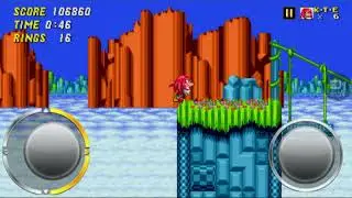 Sonic The Hedgehog 2 Hill Top Zone Act 2 (Knuckles)