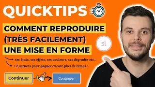 Comment reproduire facilement une mise en forme (bouton, forme, dégradé, etc...) avec Storyline.