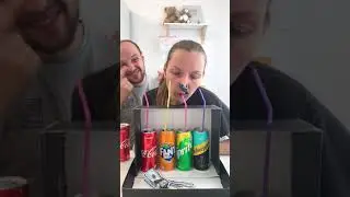 Газировки и две банки Челлендж #shorts