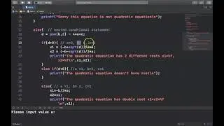 C Programming Language: 1. Example of conditional statement if, else if , else