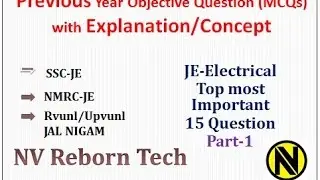 JE-Electrical(Top most 15 Mcqs) previous year question part-1